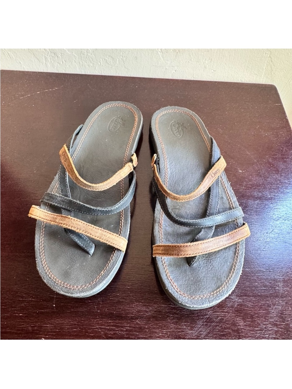 Chaco Cordova Strappy Leather Sandals Size 7
